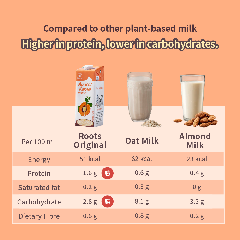 Roots Original Apricot Kernel Drink 1L x 12