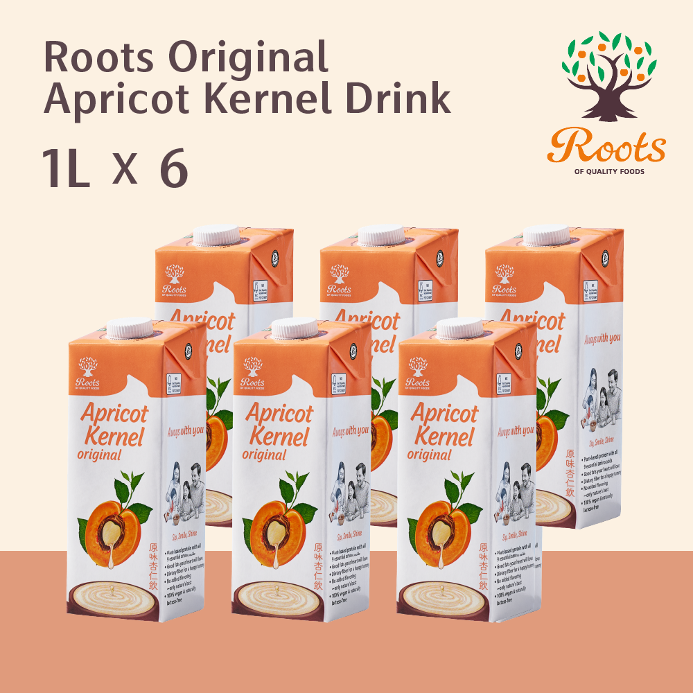 Roots Original Apricot Kernel Drink 1L x 6