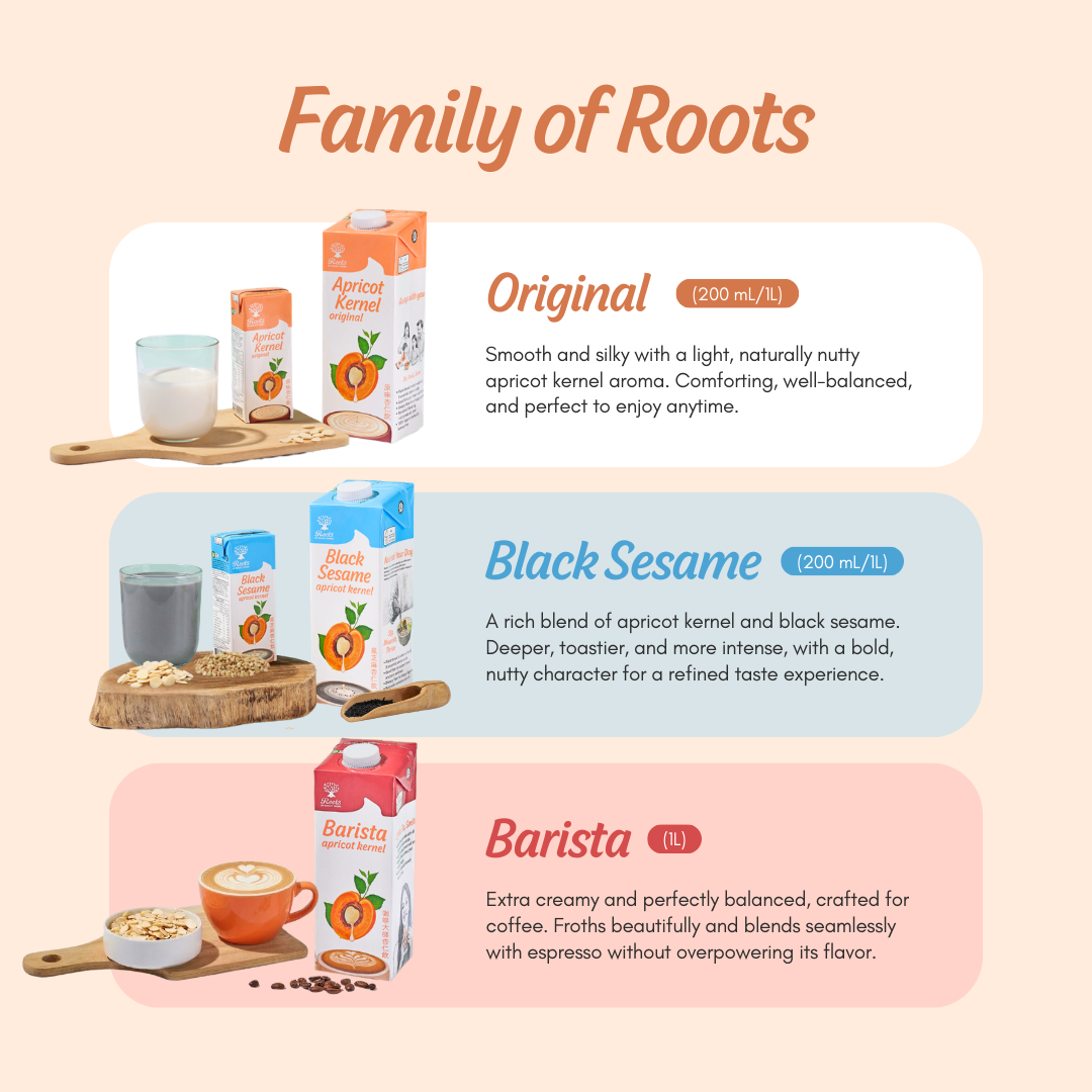 Roots Original Apricot Kernel Drink 1L x 12