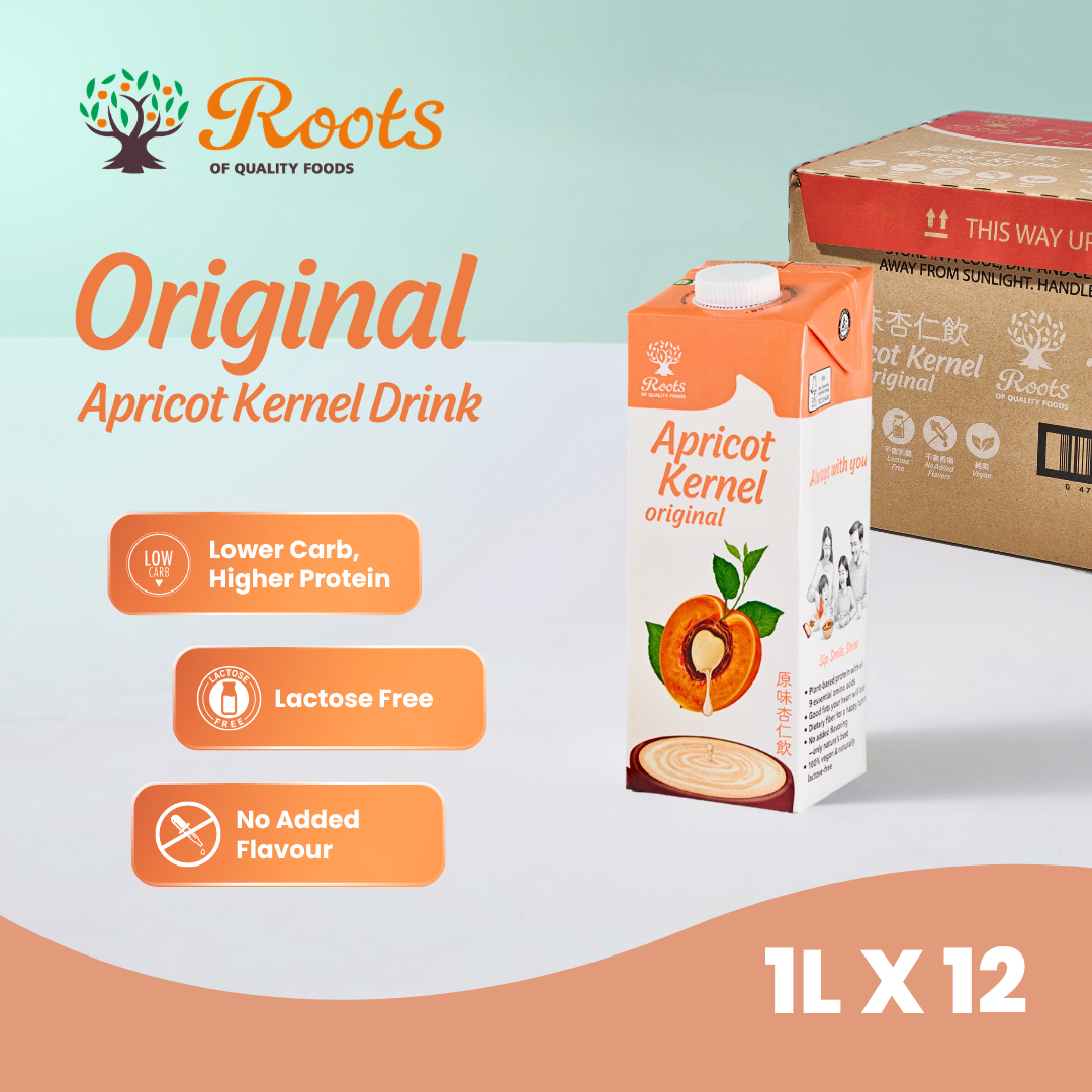 Roots Original Apricot Kernel Drink 1L x 12