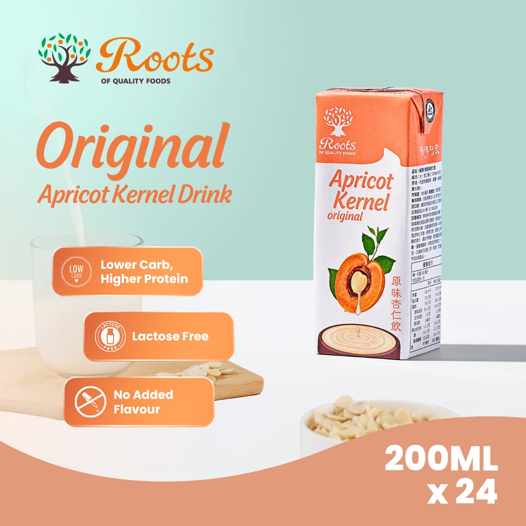 Roots Original Apricot Kernel Drink 200ml x 24